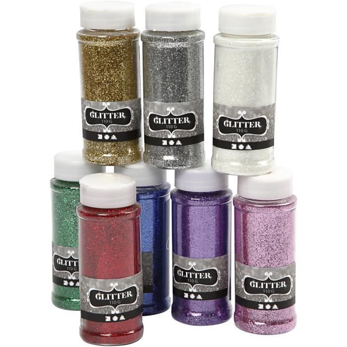 Assortiment de paillettes - parfait pour ajouter une touche scintillante. Réf 51260