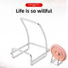 Stainless steel thickened pot lid stand, stainless steel storage rack, cutting board stand, clay pot lid, kitchen utensils