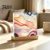 Wooden Base Table Ornament Motivational Mental Health Desktop Decoration, Acrylic Sign with Stand, Inspirational Desk Office Decor, for Therapy