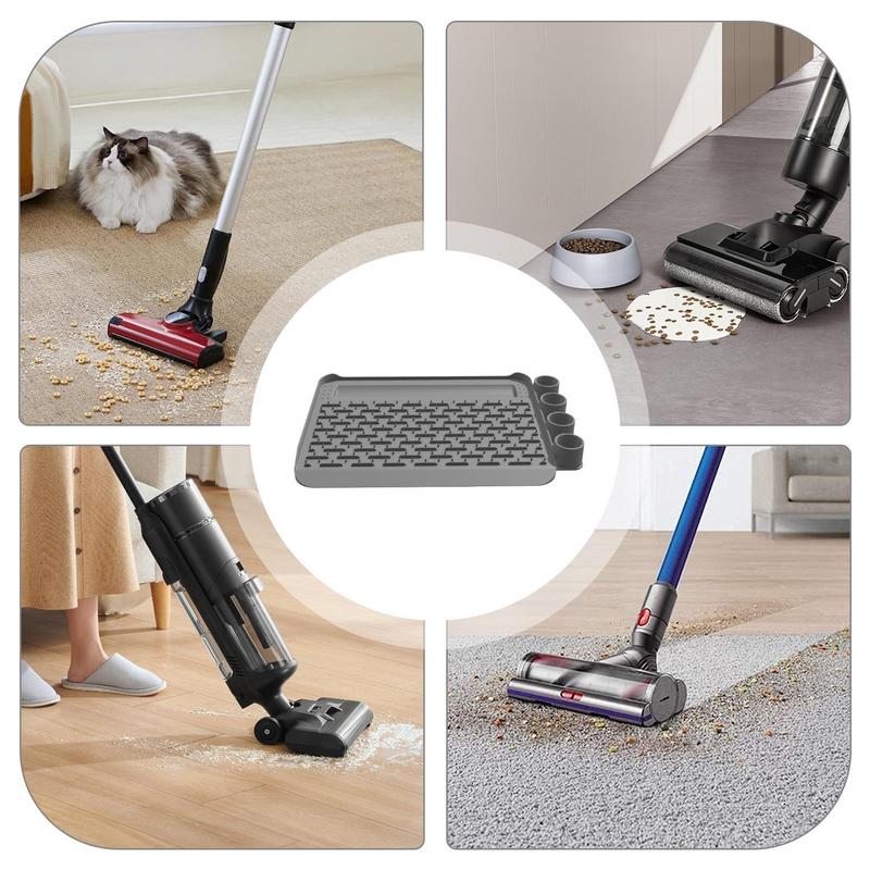 Vacuum Dust Collector Silicone Pad Practical Vacuum Attachment Storage Vacuum Silicone Storage Mat Versatile Vacuum Accessories