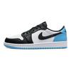 Air Jordan 1 Retro Low OG UNC Damskie Sneakersy Niebieskie Białe Czarne CZ0775-104