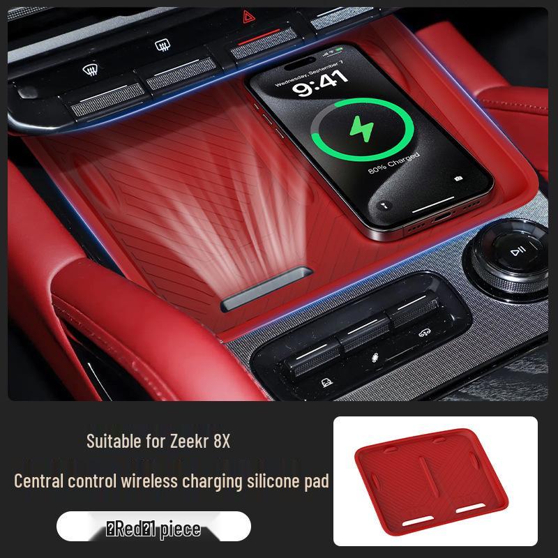 Zeekr 8X Silicone Pad for Wireless Charger Console - Car Interior Decoration Accessory
