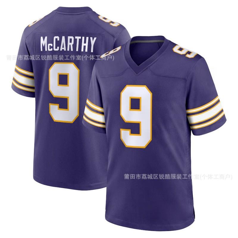 Fotbalový dres Minnesota Vikings 18 Jefferson 19 Thielen Pánský Dámský Sportovní Uniforma