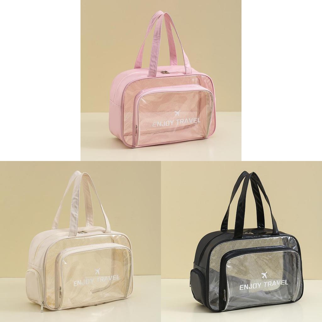 Urban Minimalist Waterproof Pvc Travel Organizer With Dry Wet Separation For Gym And Beach Use