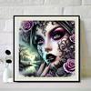 Retro Character Artificial Diamond Decorative Hanging Painting DIY Diamond Art Embroidery Kit 5D Diamond Painting