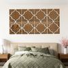 Quatrefoil Acrylic Mirror Wall Stickers Self Adhesive 3D Mirror Decals DIY Living Room Entrance Bathroom Home Decor Mirror Tiles