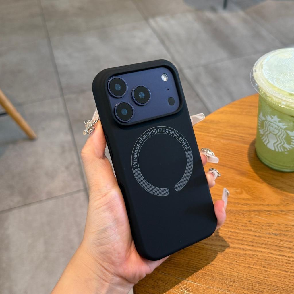 Orange Flüssigsilikon Magnetische Hülle Für iPhone 17 ProMax 16 15 14 13 12 11 Pro Max Plus Air Unisex Für Magsafe Stoßfeste Abdeckung