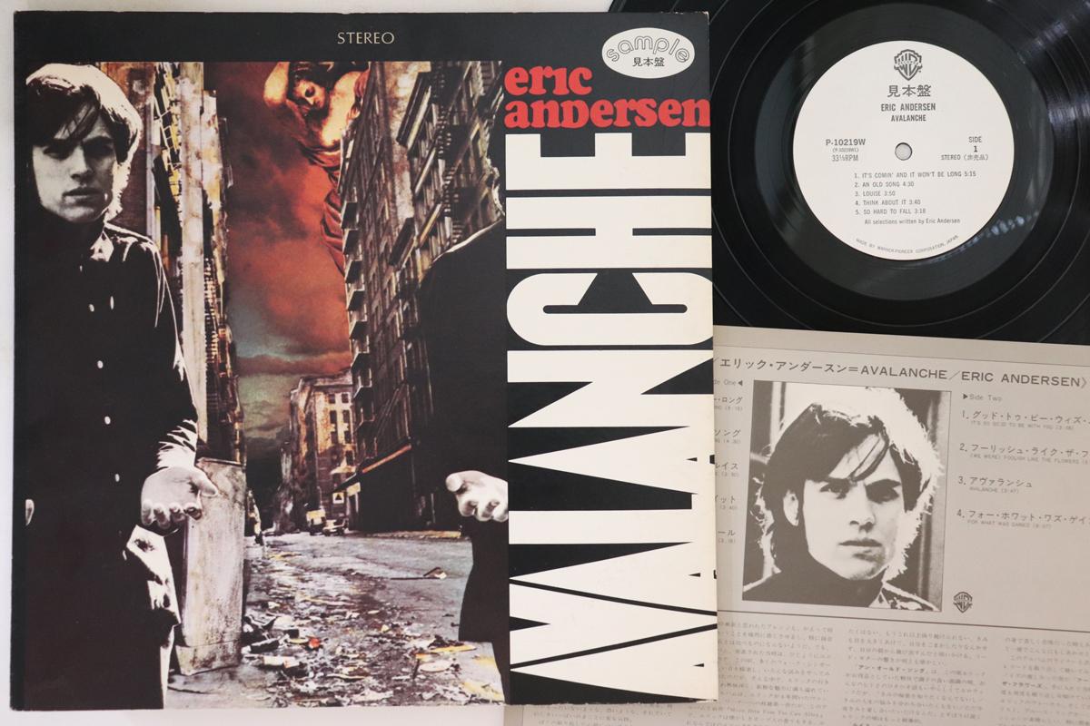 

LP Record ERIC ANDERSEN Avalanche P10219WPROMO WARNER BROS 1978 Japan Rock Used