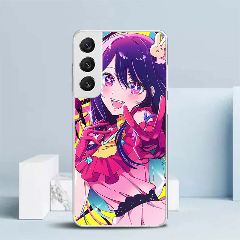Japan Anime Oshi No Ko Soft Cover for Samsung Galaxy S25 Edge S26 S24 S23 Ultra Phone Case S22 S21 Plus S20 FE Print Pattern She