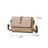 Borsa a tracolla di nuova moda primaverile Borsa a tracolla in morbida pelle PU Borsa a tracolla versatile da donna Borse piccole