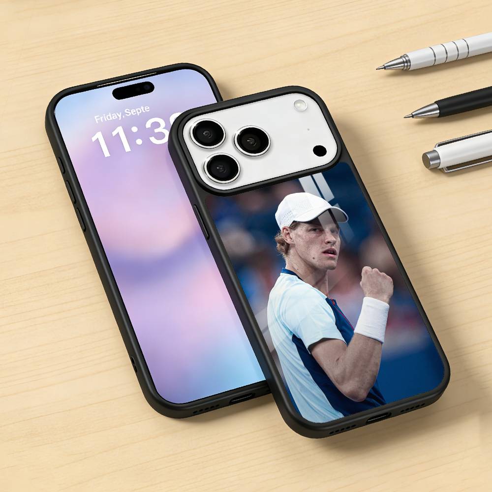 Italian athletes Jannik Sinner Phone Case Magnetic For iPhone17 16 15 14 13 12 Pro Max For Magsafe Wireless Charging Cover