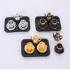 4Pcs Dollhouse Handmade Miniature Tea Cup Model Simulation Micro Tea Pot Scene Ornaments DIY Decorative Accessories