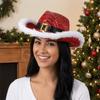 Plush Bucket Hat Large Santa Claus Hat Simple Fisherman Hat  Women
