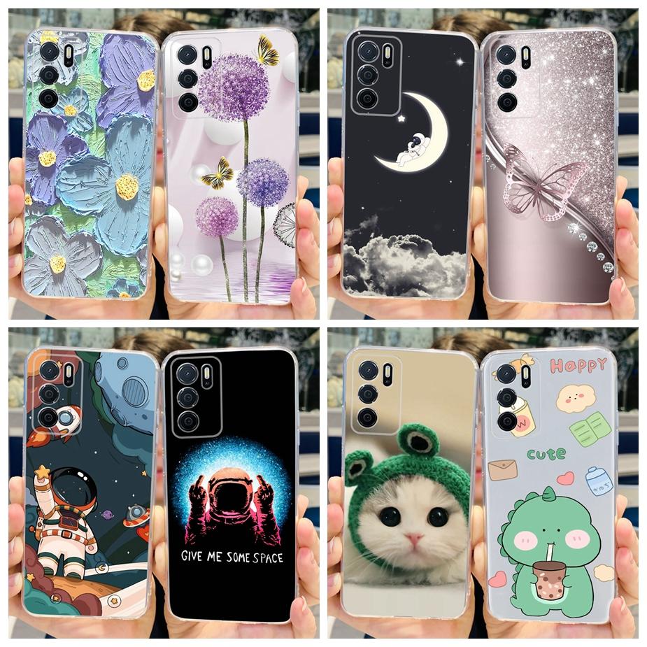 

For Oppo A16 A16s Case Stylish Painted Back Cover Soft Slim Phone Case For Oppo A16s OppoA16 s CPH2269 Coque Fundas Bumper Shell Oppo A16
