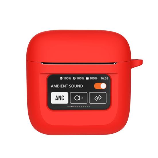 Headset Case Shockproof Full Protection Ant-scratch Silicone Storage Bag with Hook for JBL Tour Pro2