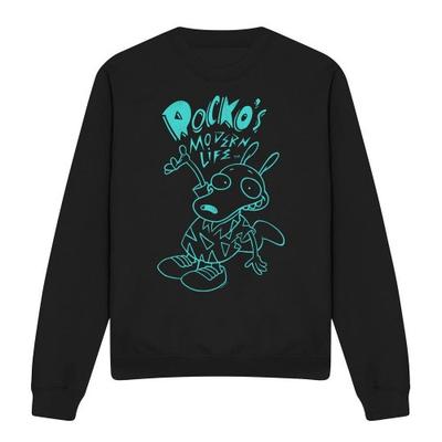 Rocko's Modern Life Unisex Adult Neon Sweatshirt