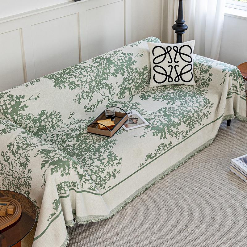 Jacquard Chenille Sofa Cushion Four Seasons Universal Anti-Scratching Sofa Towel All-Inclusive One-Piece Cover Sofa Slipcover Cover Cloth