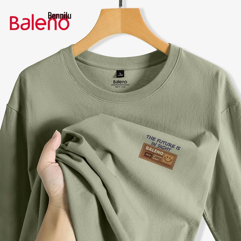 Baleno Men's American Style Heavyweight Pure Cotton T-Shirt