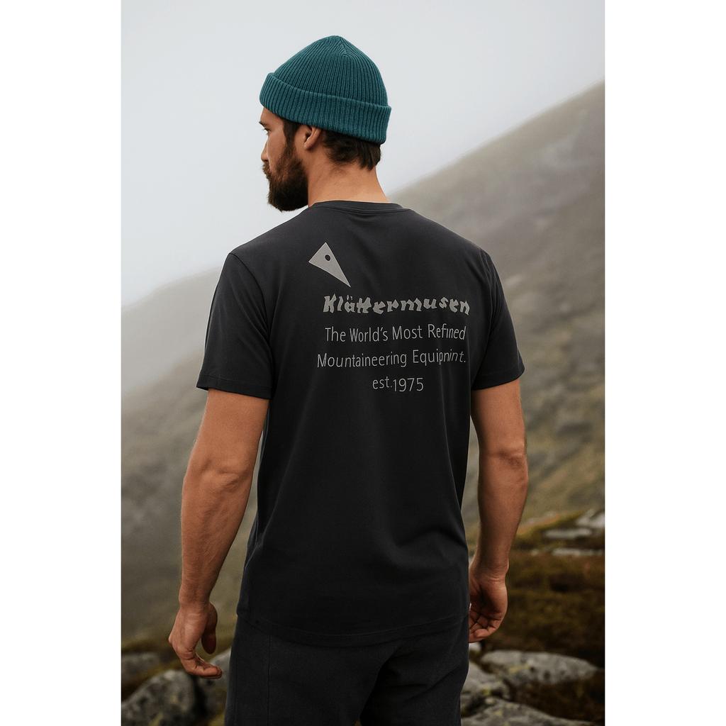 Outdoor Sports Brand Klattermusen Same Mountain Climbing Mouse Men's Short-sleeved Comfortable Breathable Cotton Casual T-shirt
