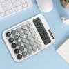 Mechanical Switch Calculator 12 Digits Large LCD Display Desktop Calculator Ergonomic Design Calculators for Teachers Students Office Home School