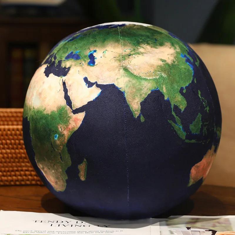 

Творческая планета плюшевая подушка игрушка имитация земли луна солнце плюшевые подушки домашний декор аниме мягкие детские игрушки подарки 17cm