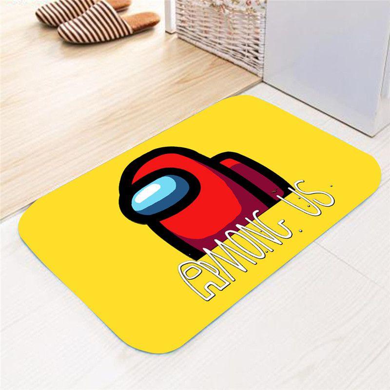 Mat Game Flannel Home Bath Bathroom Nonslip Carpet Rug Floor Decor