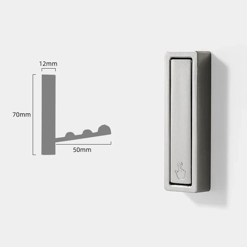 Folding Wall Hook Towel Coat Hook Stainless Hook for Home and Decoration Kitchen Bathroom Matte Towel Hanger Storage Organizer