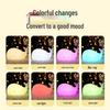 Creative Whale Night Light: Rechargeable Silicone Lamp with 7-Color Breathing Mode, Ideal for Babies & Girls