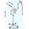 750W Multifunction Spa Professional Humidif Manicure 2in1 Nails Accessoires Facial Steamer LED 3X Magnifying Floor Lamp Machine