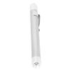 LED Penlight Yellow Lighting Concave Head Aluminum Alloy Medical Pen Light with Pupil Gauge Silver