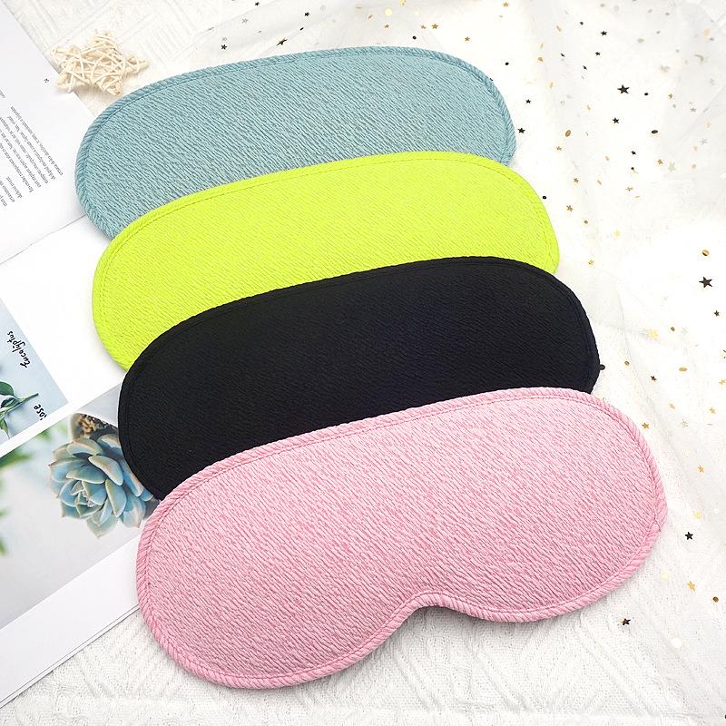 3D Blackout Sleep Mask with Hollowed Nasal Wing & Pressure-Free Design for Deep Rest