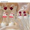 Christmas Bell Merry Christmas Earrings Star Xmas Earrings Studs Santa Hat Dangle Earrings  Girls