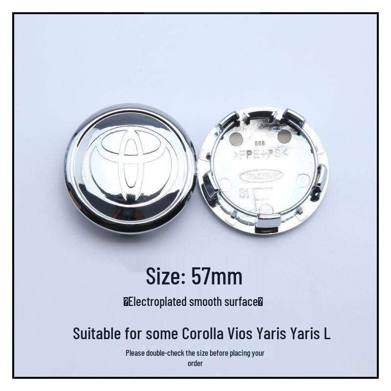 Enjoliveurs de roue compatibles pour Toyota: Corolla, Highlander, Camry, Yaris, Reiz, RAV4, Vios