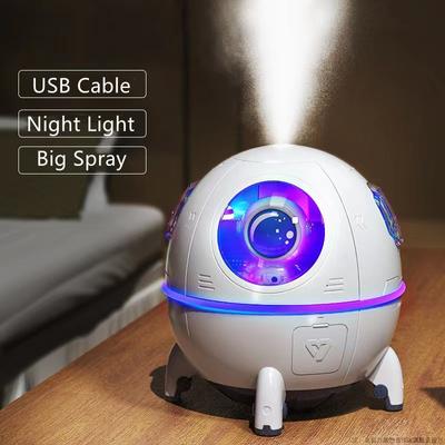 Astronaut Air Humidifier 220ml Electric Ultrasonic Aroma Essential Oil Diffuser Colorful Led Light Usb Mist Sprayer Gift