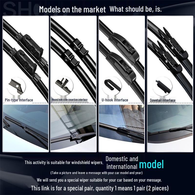 Compatible Wiper for Volkswagen Sagitar, Lavida, POLO, Tiguan, New Bora, Golf 7 - Bone-less Original