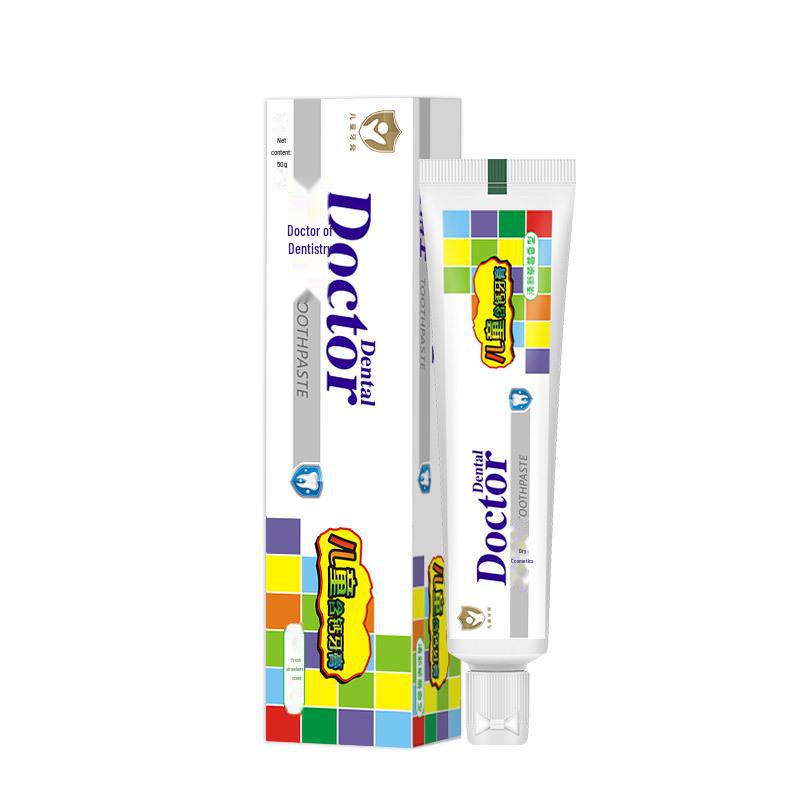 

Зубная паста Doctor — со вкусом клубники для детей от 3 до 12 лет, без фтора, предотвращает кариес и освежает дыхание.