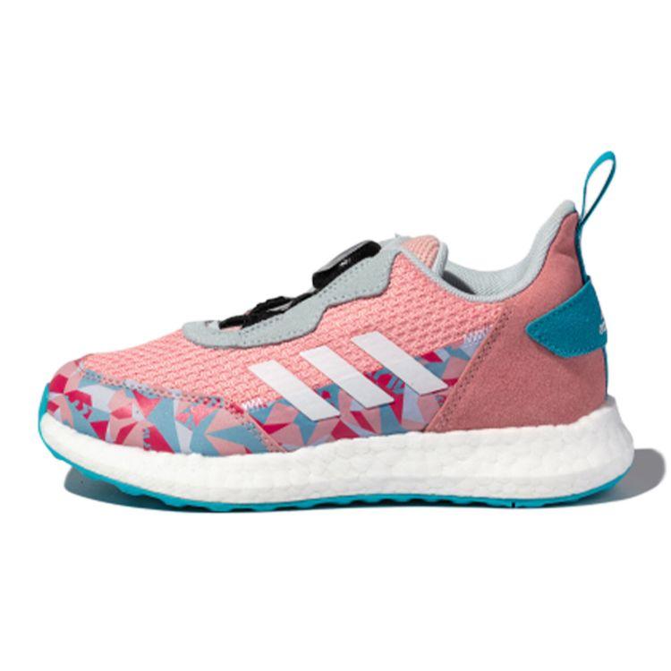 Adidas Lux Boa Breathable Low Top Kids Running Shoes Kids Running Shoes Pink FX2274