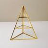 3-Tier Pyramid Glass Jewelry Display Stand for Earrings
