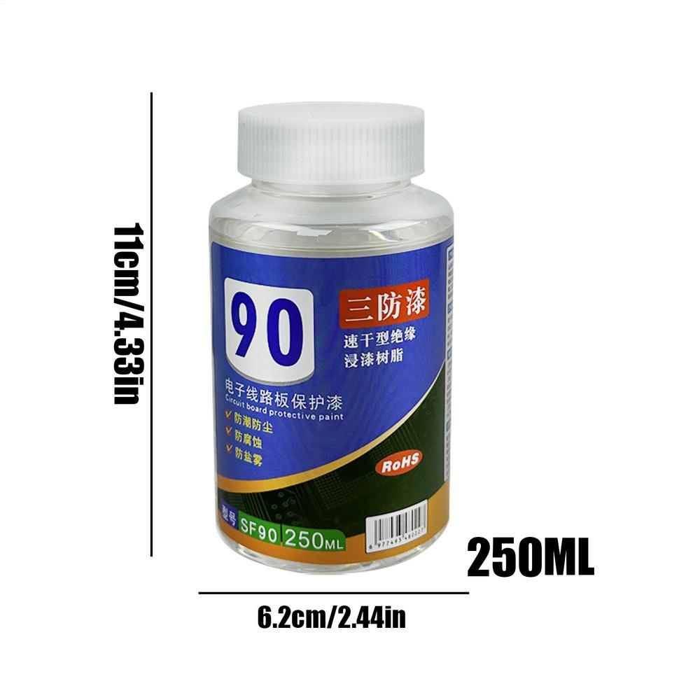 100ml/250ml Clear Conformal Coating Waterproof Protective Paint for Circuit Board, PCB, LED, Automotive Electronics Repair
