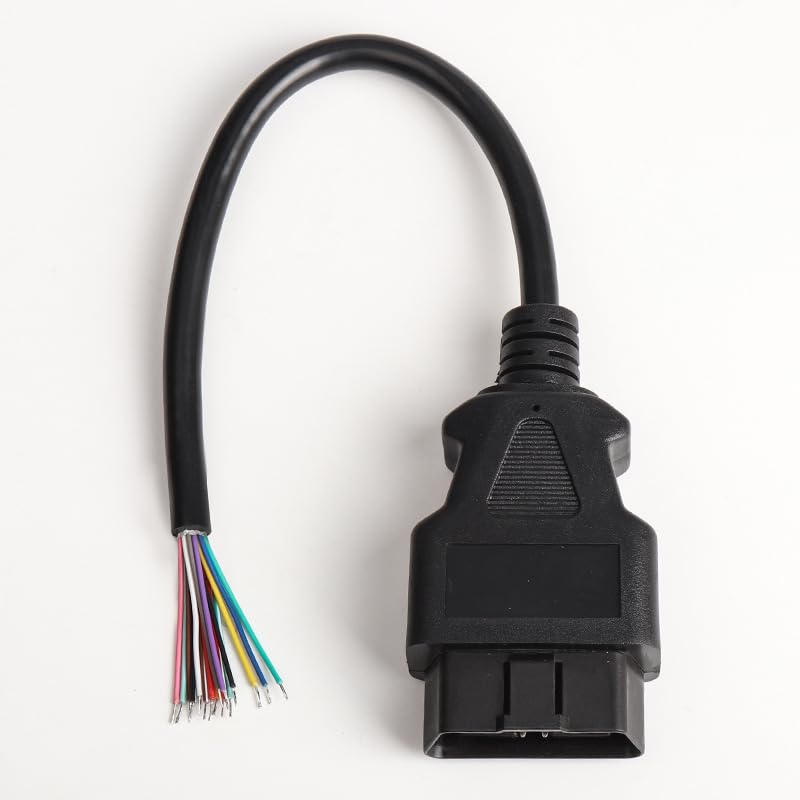 SELECOCO OBD-II 16 Pin Open Plug Wire Cable OBD2 Male