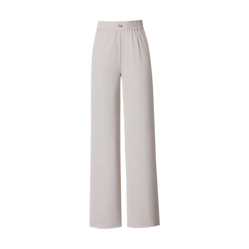 Plus Size Elastic Waist Casual Pants for Middle-aged and Elderly Women
