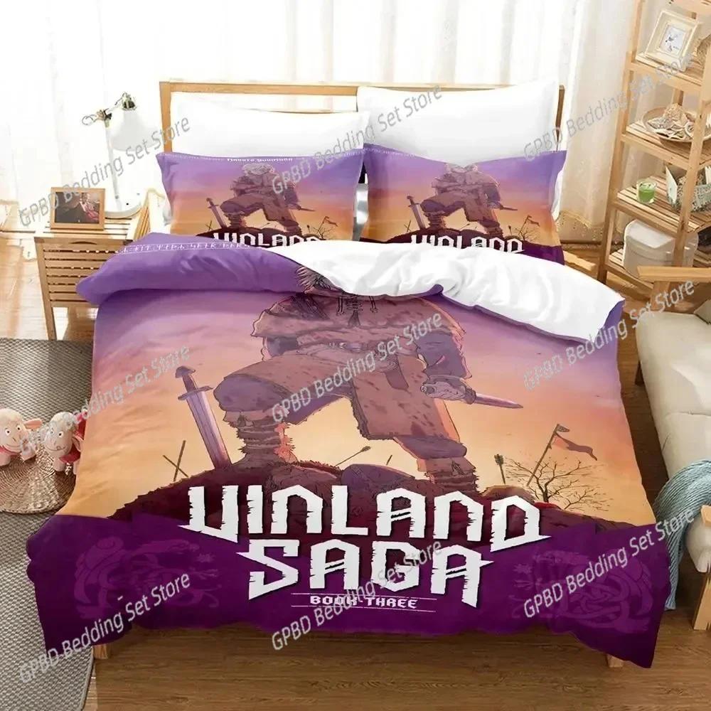 Comforter Anime Vinland Saga Bedding Set For Bedroom Soft Modern S Comefortable Kids And