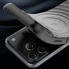 Magnetic Ripple Stand Phone Case For iPhone 17 Pro Max 16 15 14 13 Pro Max Luxury Lens Bracket Shockproof Soft Silicone Cover