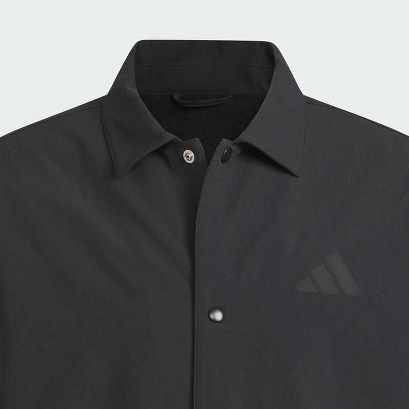 Adidas Casual Sports Series Logo Stand Collar Loose Comfortable Jacket Men Jacket Black JN0114