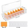 SEWACC Storage Box for Trading Cards, Large Capacity Card Case with Lid, Transparent, Waterproof and Dustproof, Horizontal or Vertical Loading, Variou