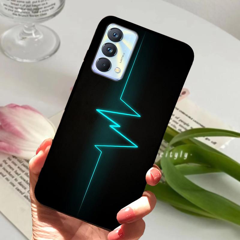 For cover Realme GT Master Case Edition Animal Cartoon Soft Silicone Funda for Realme GT Master Explorer Phone Cover Black Coque