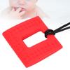 Baby Teether Infant Silicone Sensory Chewing Teething Toys Relief Teether for NewbornRed