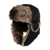 Winter Warm Daily Earflap Chestnut Hat (Black)