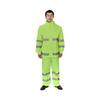 Reflective Raincoat & Pants Set - Thickened PU Oxford Cloth for Traffic & Sanitation, Stormproof