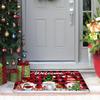 2024 New Christmas Welcome Mat Christmas Dwarf Area Rug Festive Atmosphere Home Decor Indoor Outdoor Entrance Mat